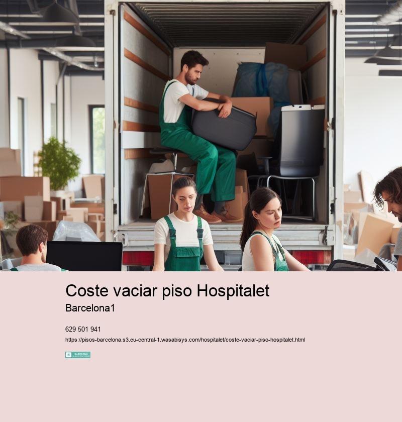 Coste vaciar piso Hospitalet